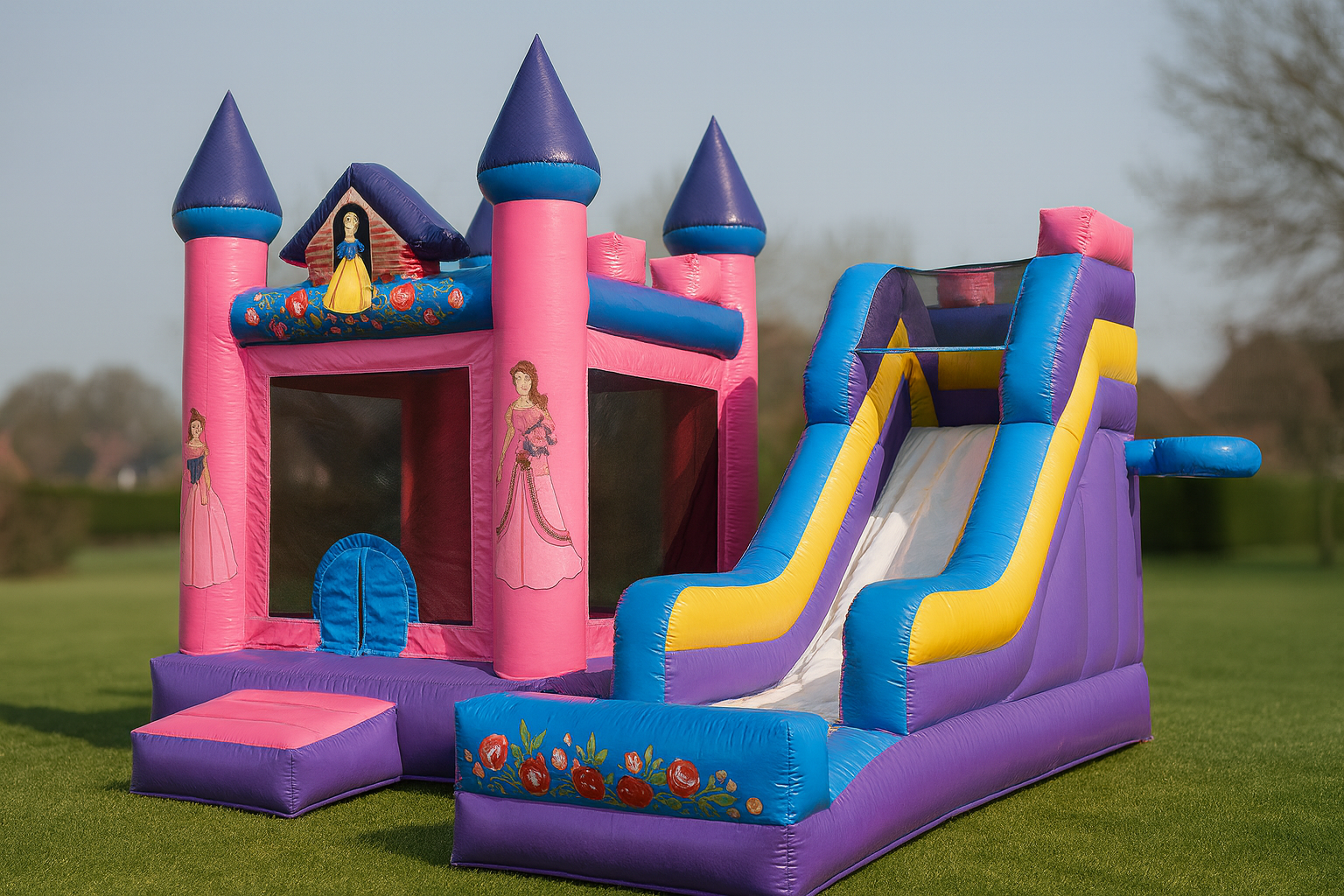 Prinzessinnen-Hüpfburg